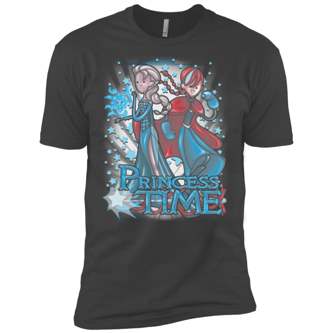 Princess Time Elsa Anna Men's Premium T-Shirt