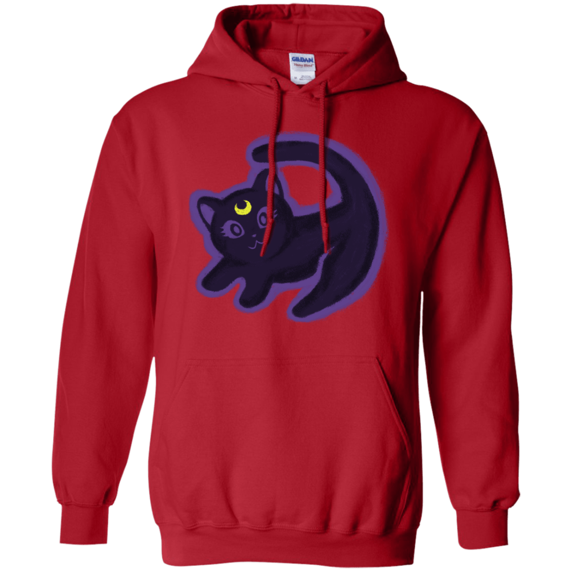 Sweatshirts Red / S Kitty Queen Pullover Hoodie