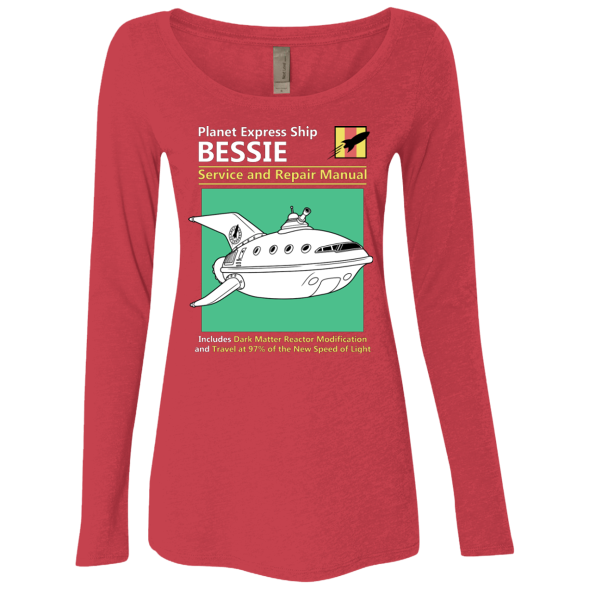 Bessie Service and Repair Manual Women's Triblend Long Sleeve Shirt