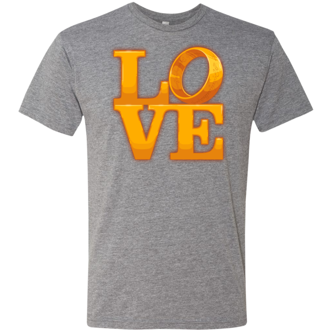 LOVE Lotr Ring Men's Triblend T-Shirt