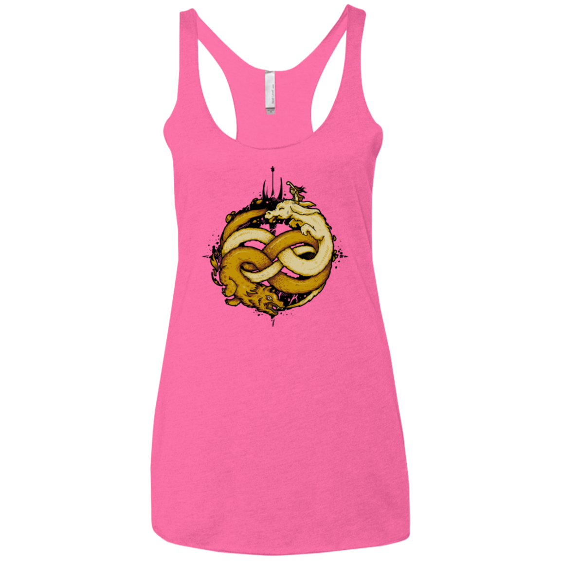 NEVERENDING FIGHT Women's Triblend Racerback Tank