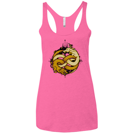 NEVERENDING FIGHT Women's Triblend Racerback Tank