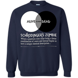 Schrödinger's Zombie Crewneck Sweatshirt