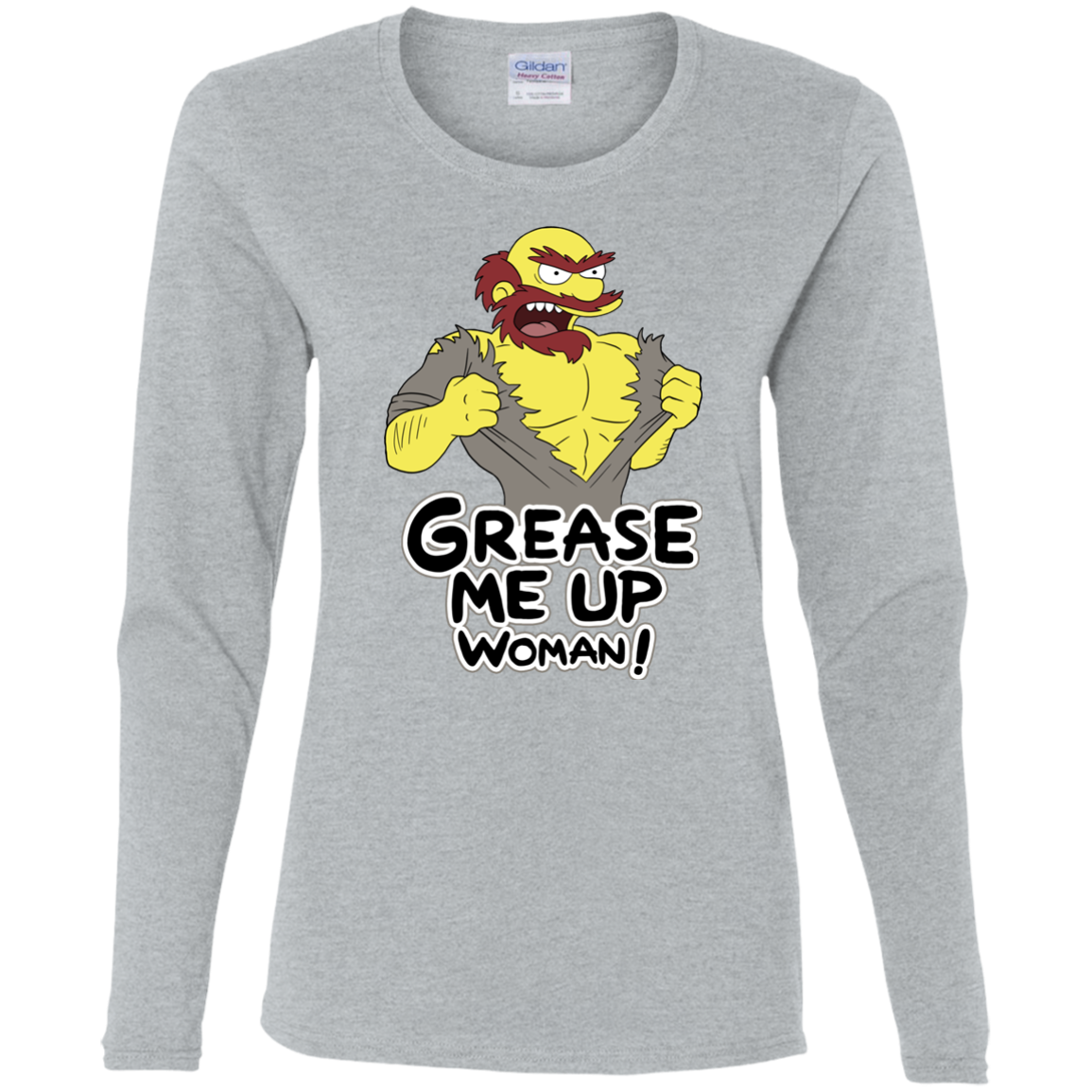 Grease Me Up Women's Long Sleeve T-Shirt