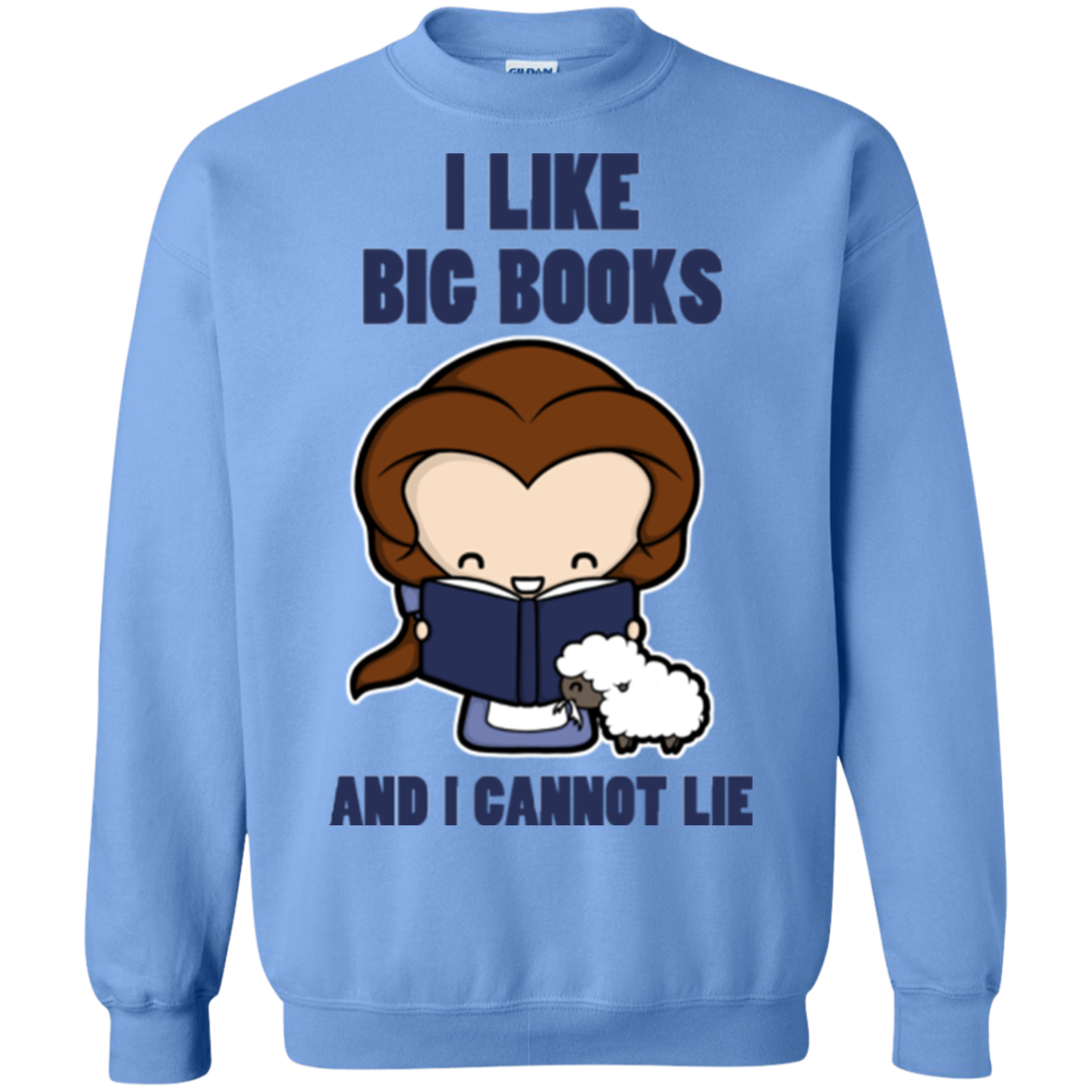 I Like Big Books Crewneck Sweatshirt