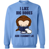 I Like Big Books Crewneck Sweatshirt