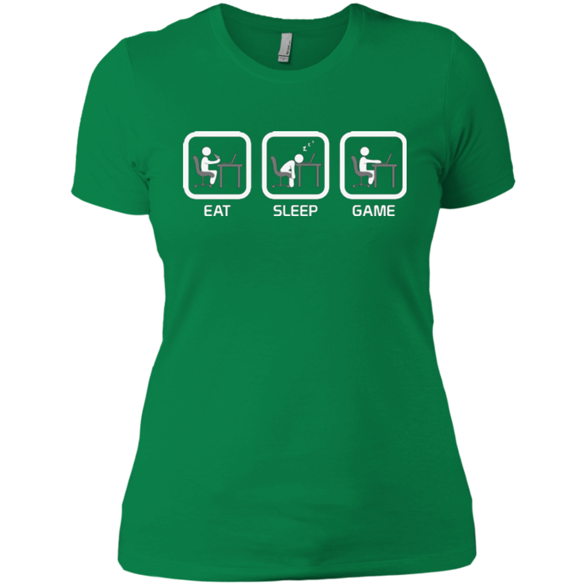 Eat Sleep Game PC Women's Premium T-Shirt
