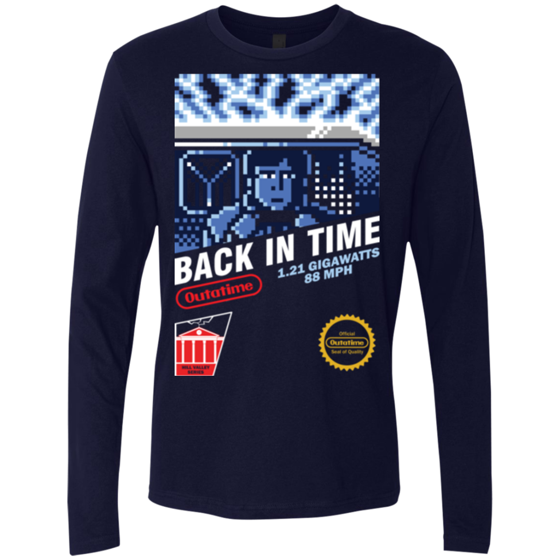 Back In Time Men's Premium Long Sleeve