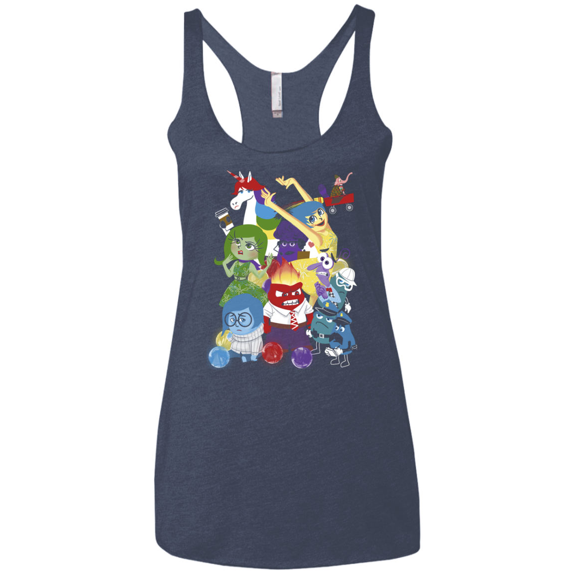 More than a feeling Women's Triblend Racerback Tank
