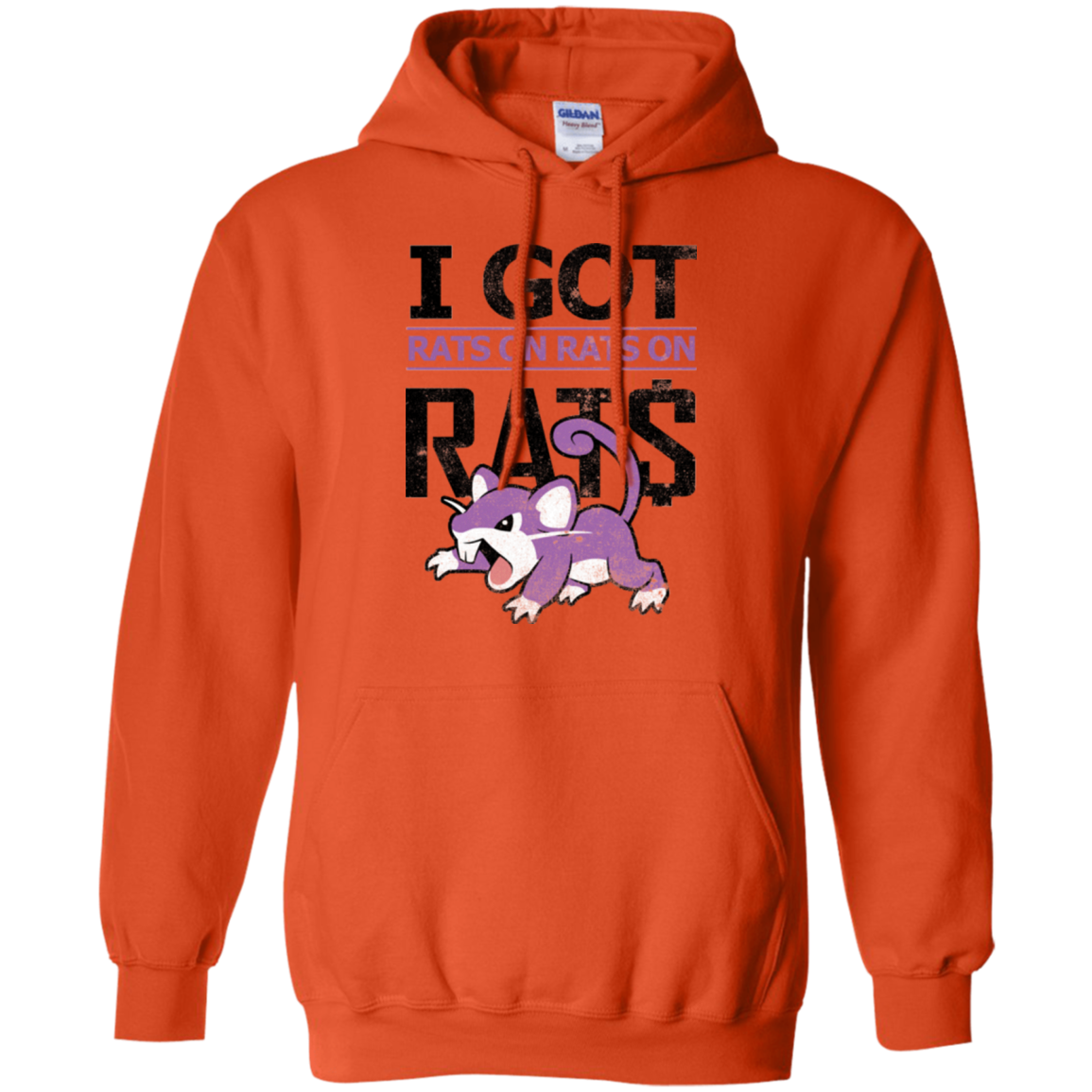 Rats on rats on rats Pullover Hoodie