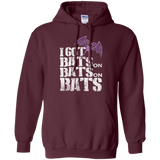 Bats on Bats on Bats Pullover Hoodie