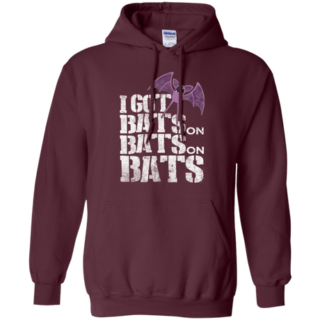 Bats on Bats on Bats Pullover Hoodie