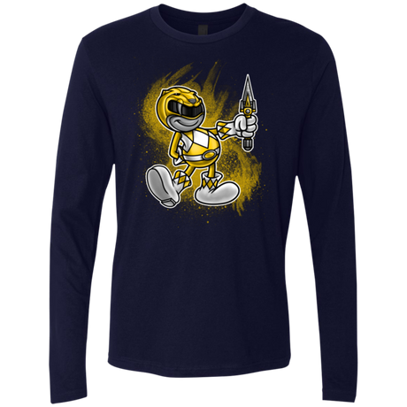 Yellow Ranger Artwork Men's Premium Long Sleeve