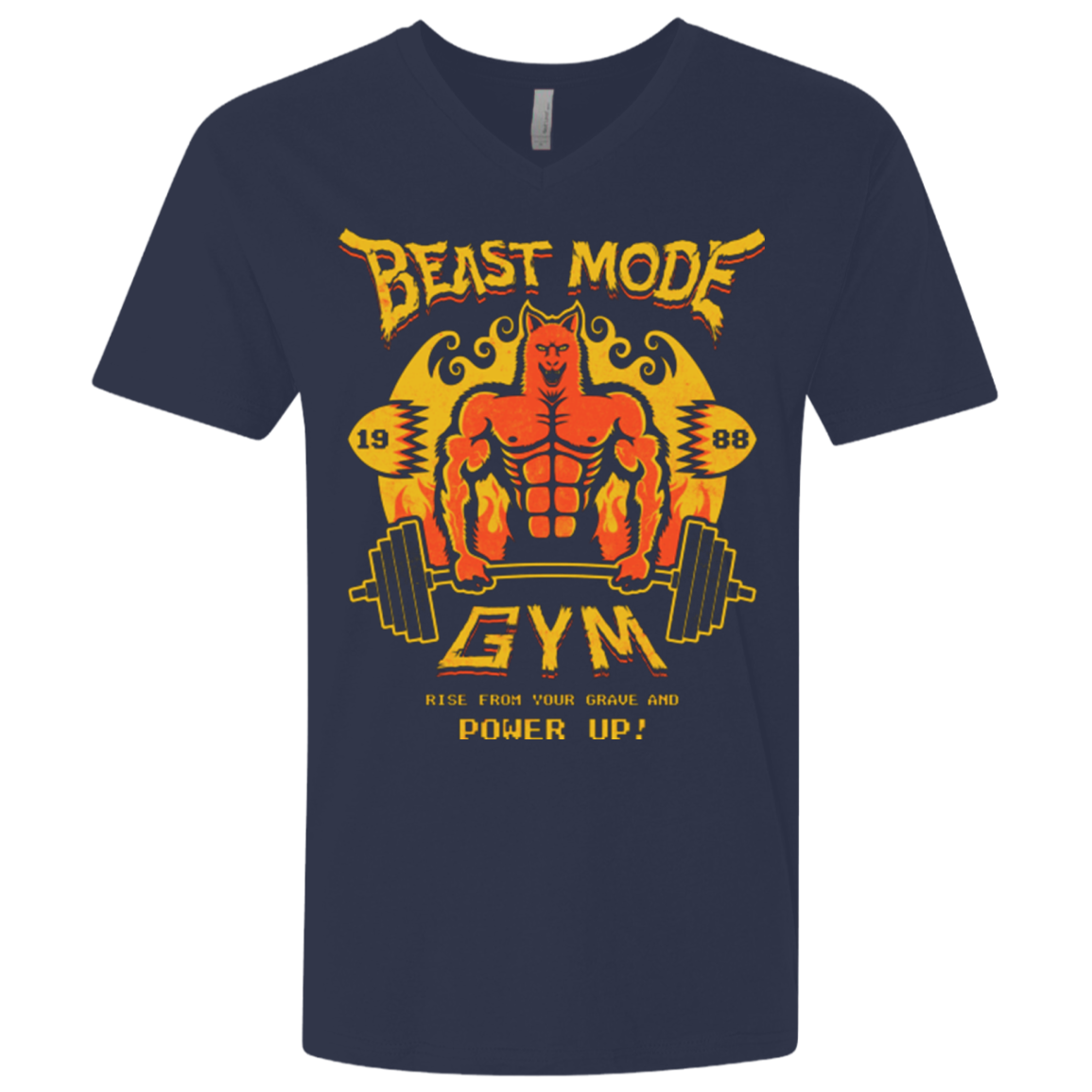 Beast Mode Gym Men's Premium V-Neck