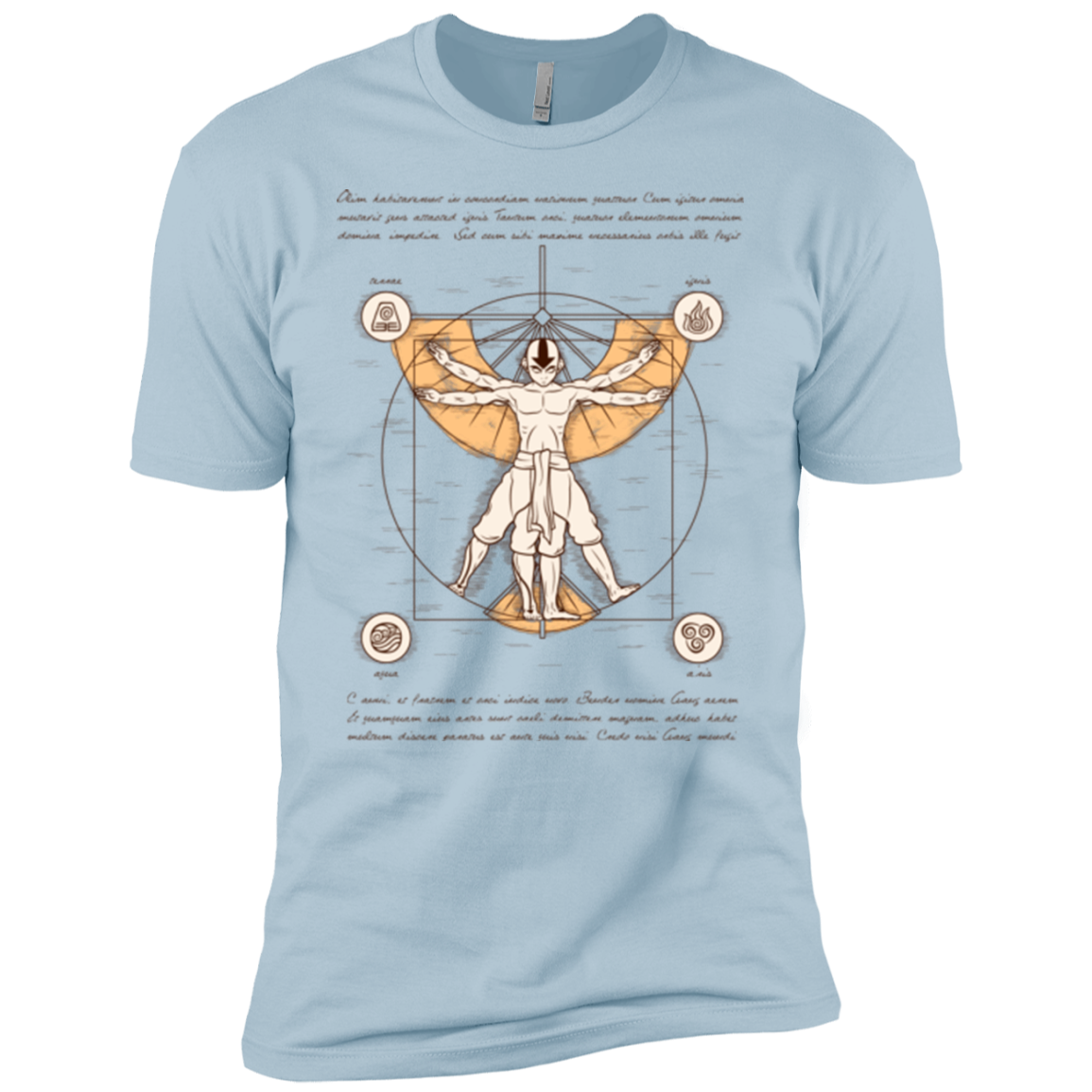 Vitruvian Aang (1) Boys Premium T-Shirt