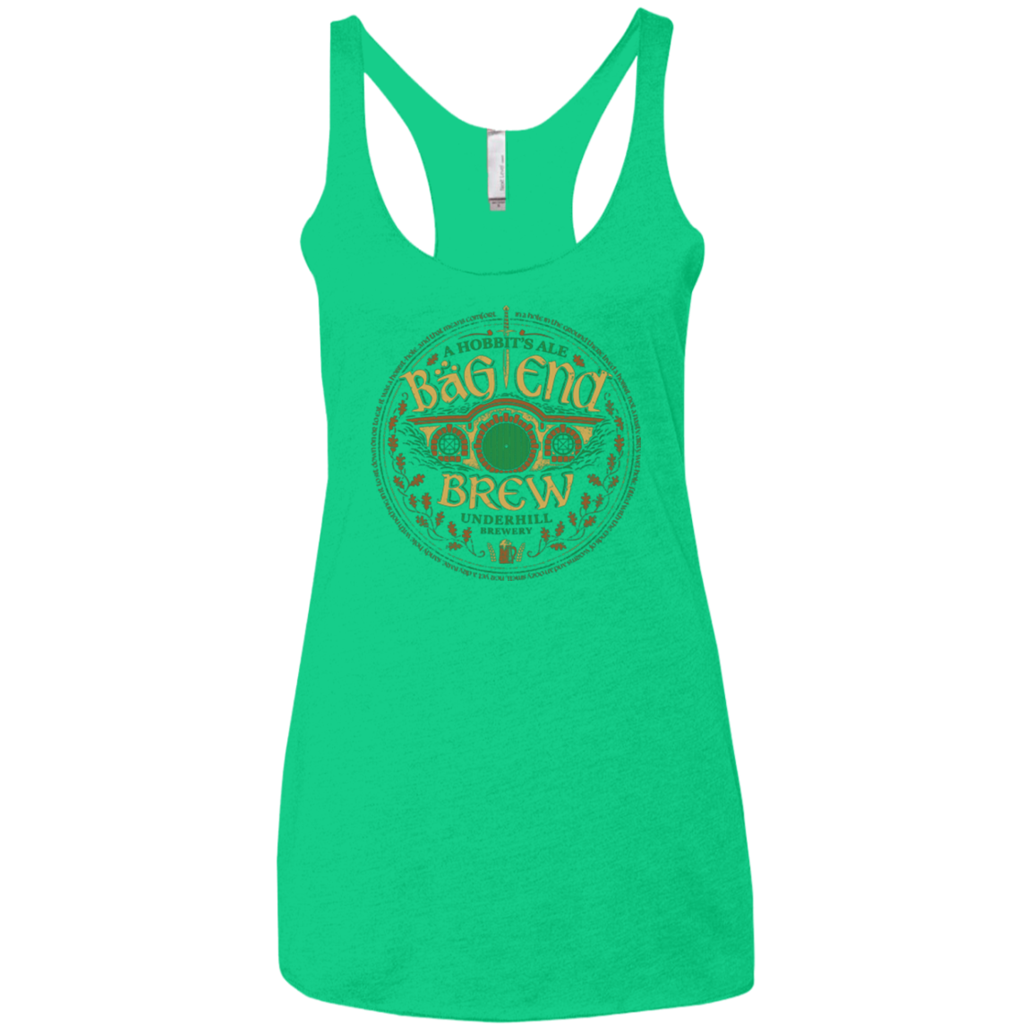 Bag End Brew Women's Triblend Racerback Tank