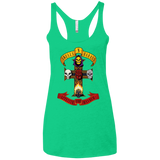 Skull And Badass Women's Triblend Racerback Tank