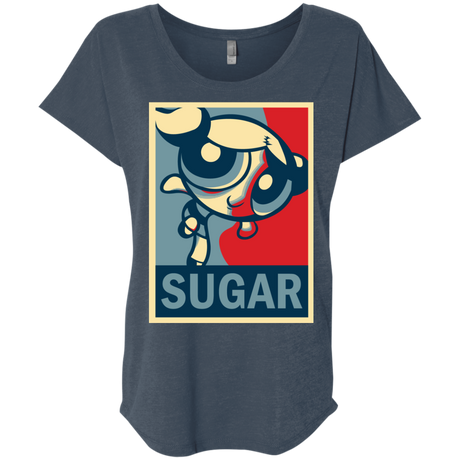 Sugar Powerpuff Triblend Dolman Sleeve