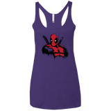 The Merc in Red Women's Triblend Racerback Tank