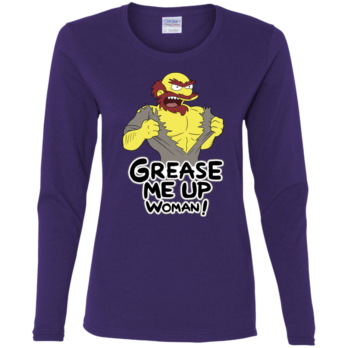 Grease Me Up Women's Long Sleeve T-Shirt