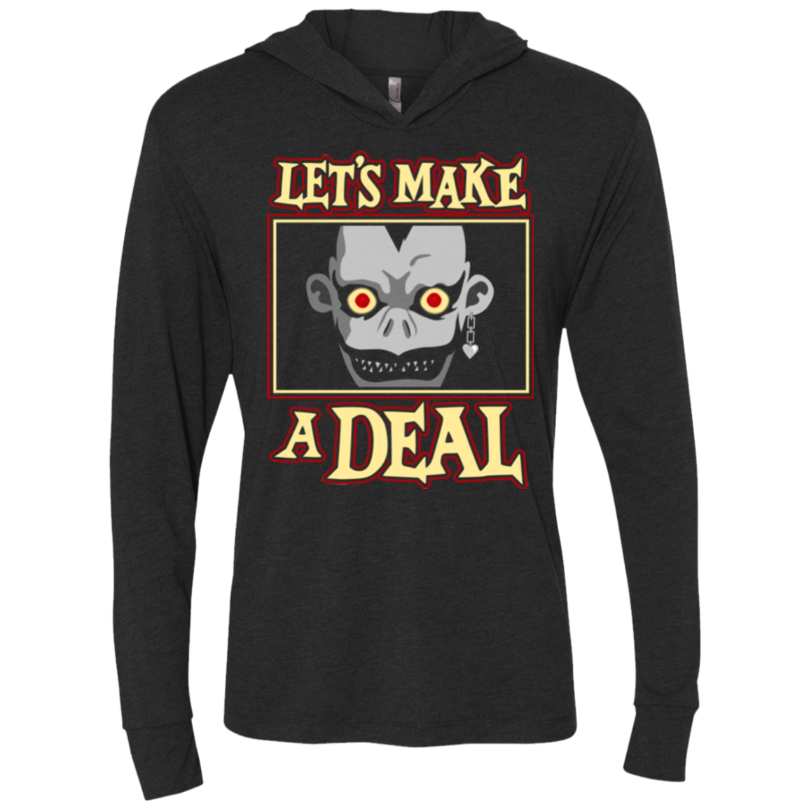 Eye Deal Triblend Long Sleeve Hoodie Tee