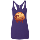 Escape from Zebes Women's Triblend Racerback Tank