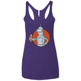 Vault bot Women's Triblend Racerback Tank