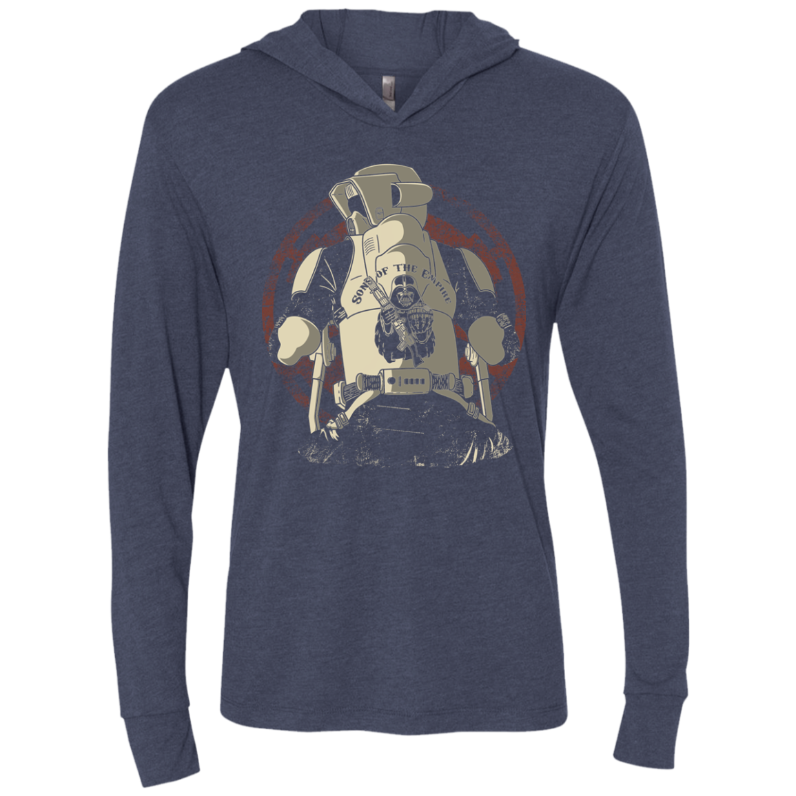 Sons of the Empire Triblend Long Sleeve Hoodie Tee