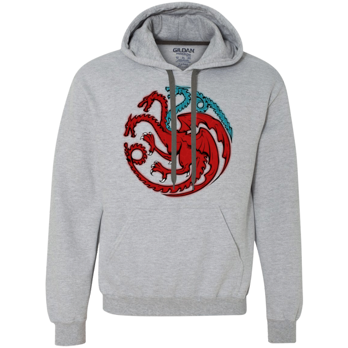 Trinity of fire and ice V2 Premium Fleece Hoodie