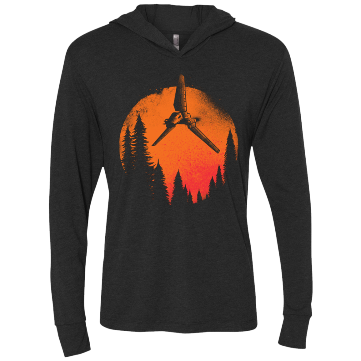 Strike Team Triblend Long Sleeve Hoodie Tee