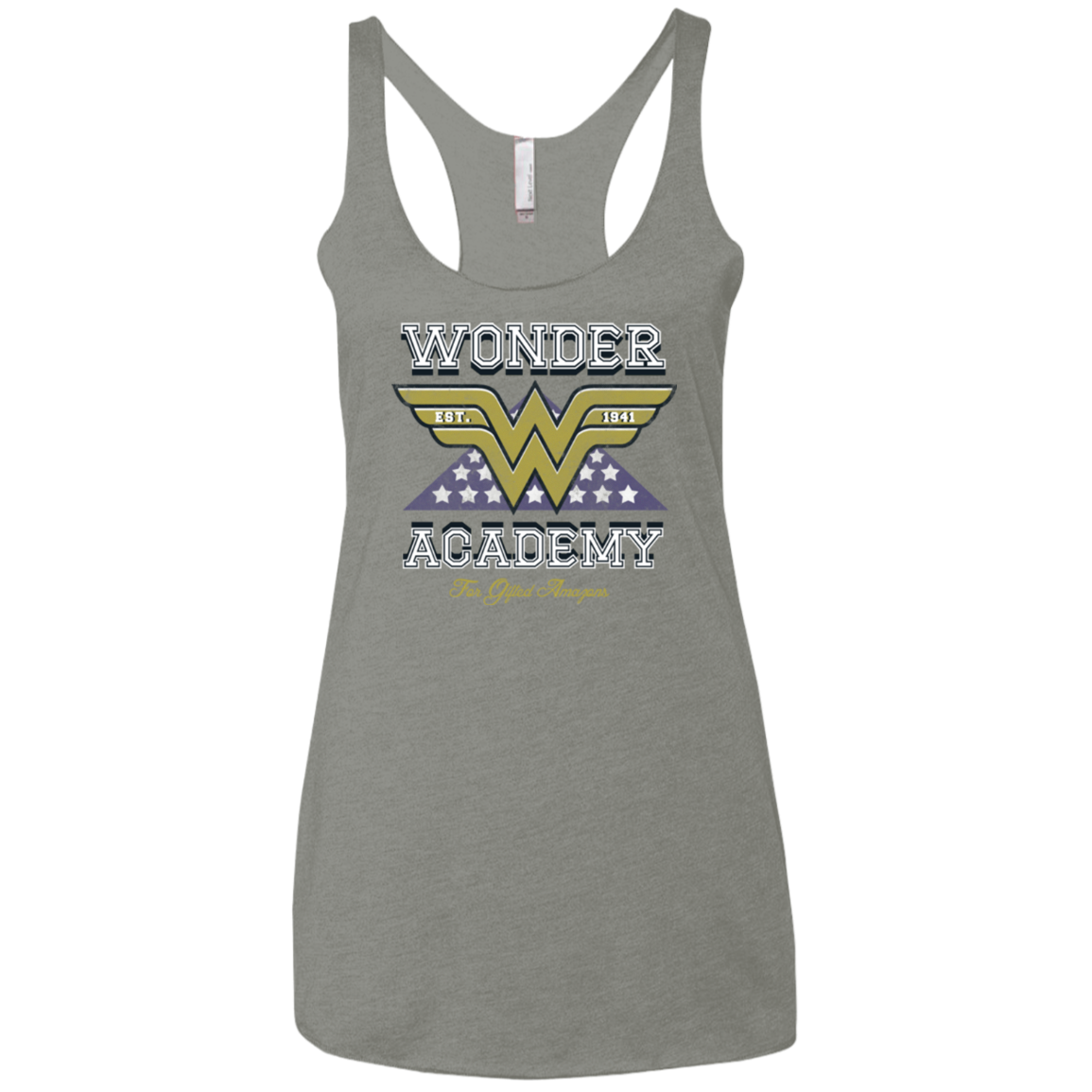 Wonder Academy Women's Triblend Racerback Tank
