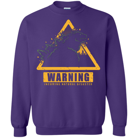 Incoming Natural Disaster Crewneck Sweatshirt