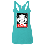BAAAH Women's Triblend Racerback Tank