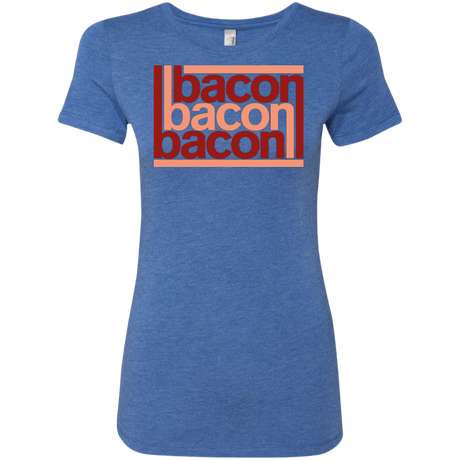 Bacon-Bacon-Bacon Women's Triblend T-Shirt