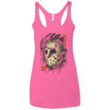 Oni Jason Mask Women's Triblend Racerback Tank