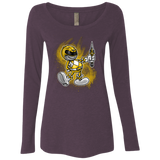 Yellow Ranger Artwork Women's Triblend Long Sleeve Shirt