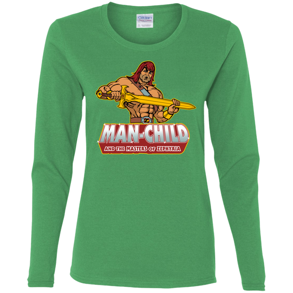 Man Child Women's Long Sleeve T-Shirt