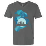 Lion Portrait Men's Premium V-Neck
