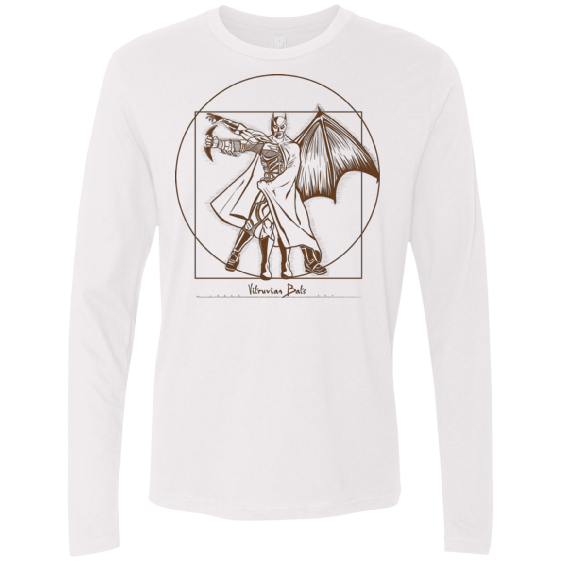 Vitruvian Bats Men's Premium Long Sleeve