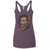 Oni Leather Mask Women's Triblend Racerback Tank