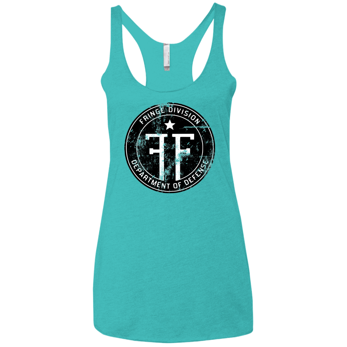 Fringe Logo Vintage Women's Triblend Racerback Tank