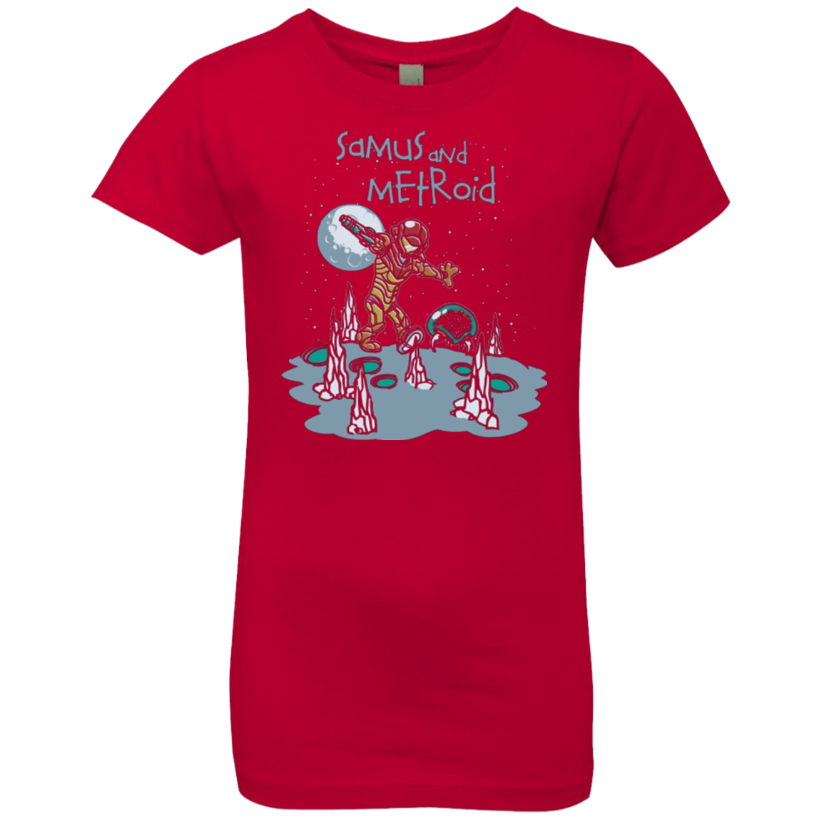 Samus and Metroid Girls Premium T-Shirt