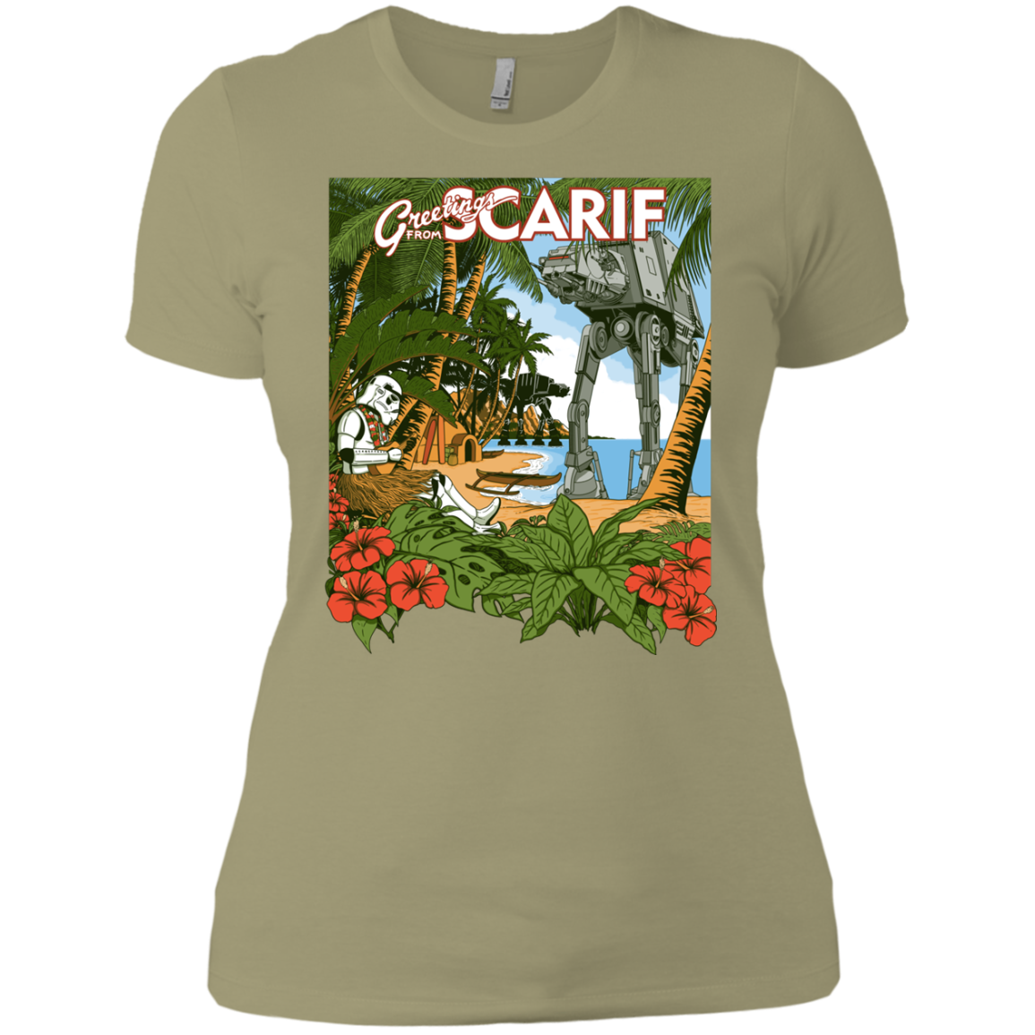 Greetings from Scarif Women's Premium T-Shirt