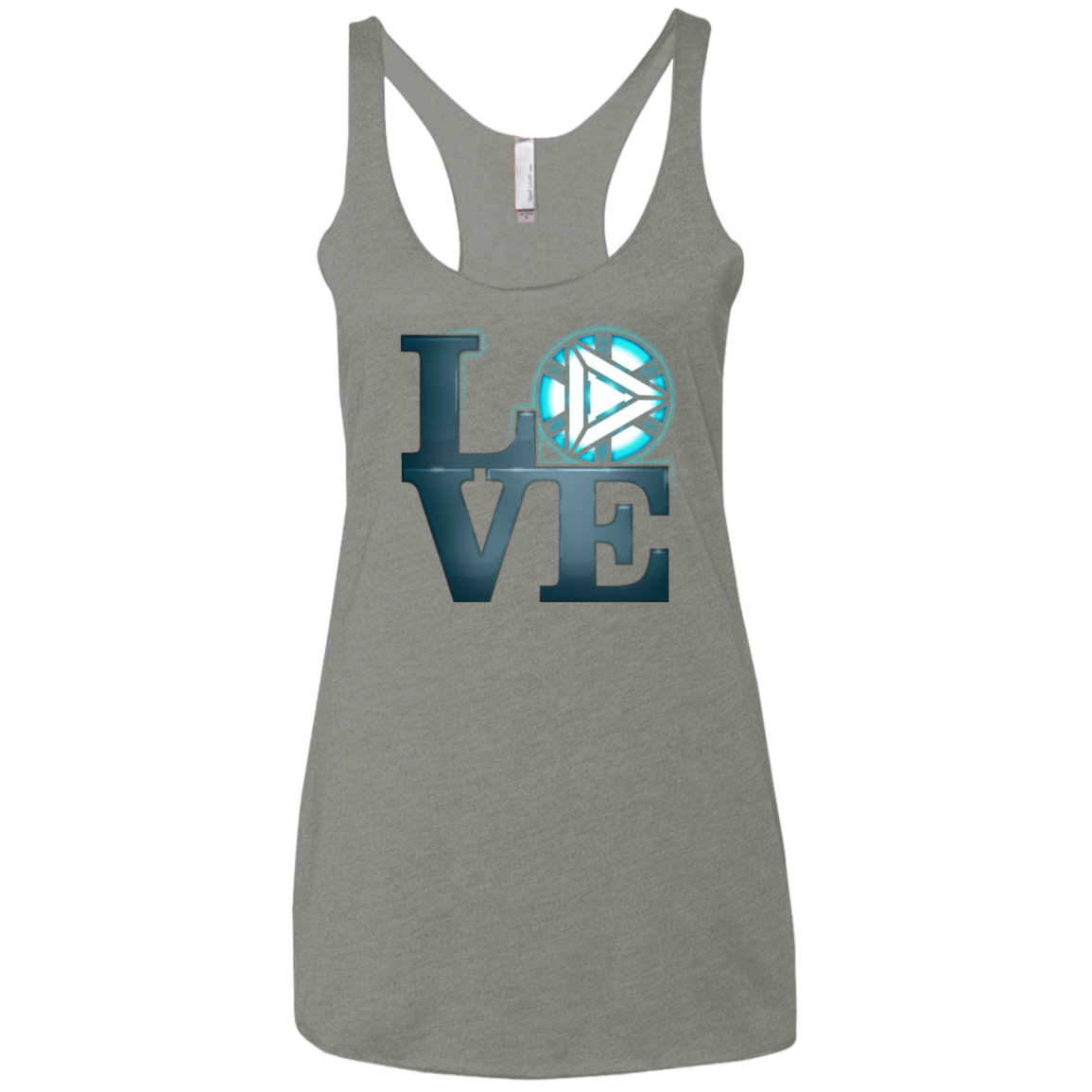 Love Stark Women's Triblend Racerback Tank