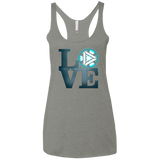 Love Stark Women's Triblend Racerback Tank