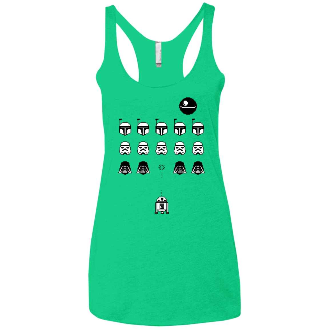 Dark Invaders Women's Triblend Racerback Tank