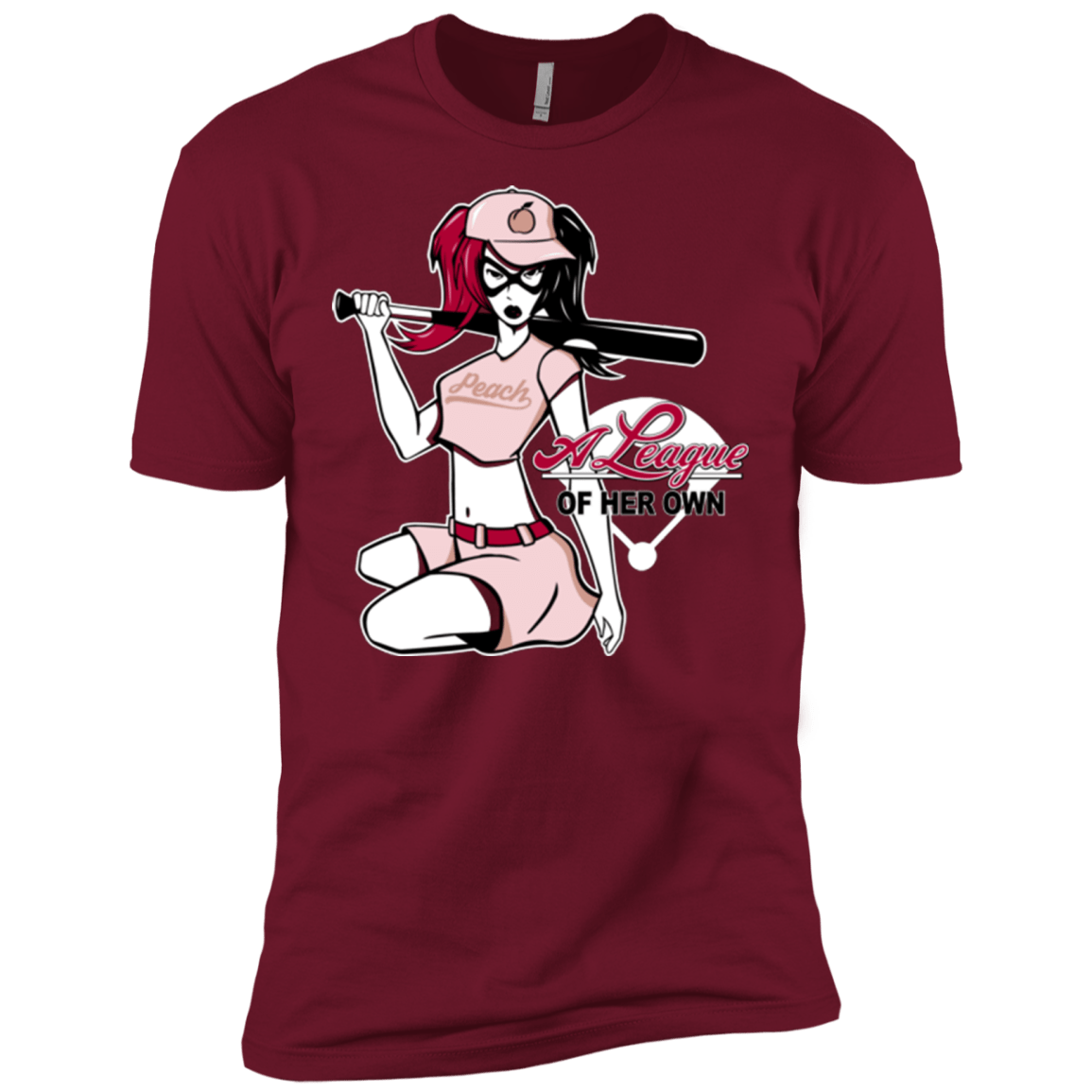 T-Shirts Cardinal / X-Small League of Her Own Men's Premium T-Shirt