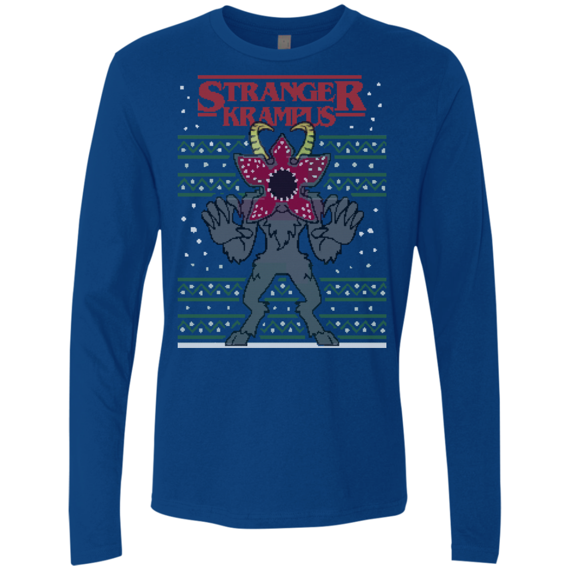 Stranger Krampus Men's Premium Long Sleeve