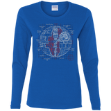 Death Star Plan Women's Long Sleeve T-Shirt