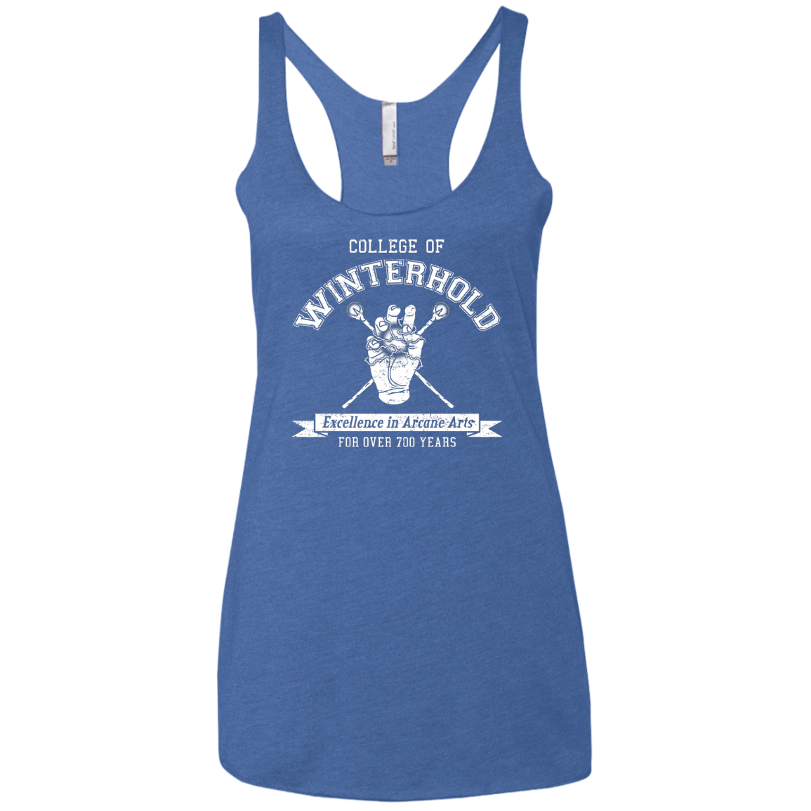 College of Winterhold Women's Triblend Racerback Tank